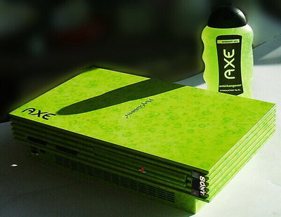 Sony PlayStation Axe Deodorant Console