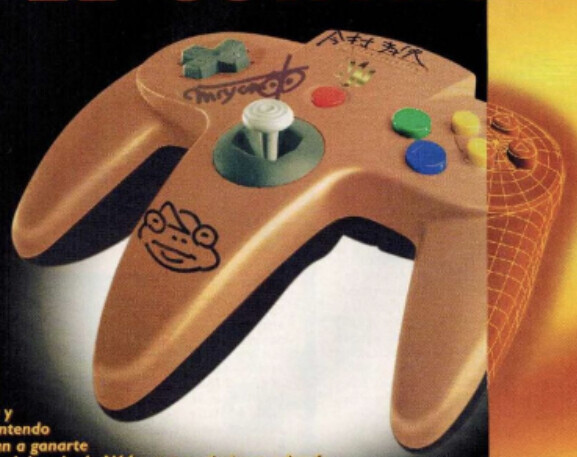  Nintendo 64 Club Nintendo Magazine Golden N Signed Controller