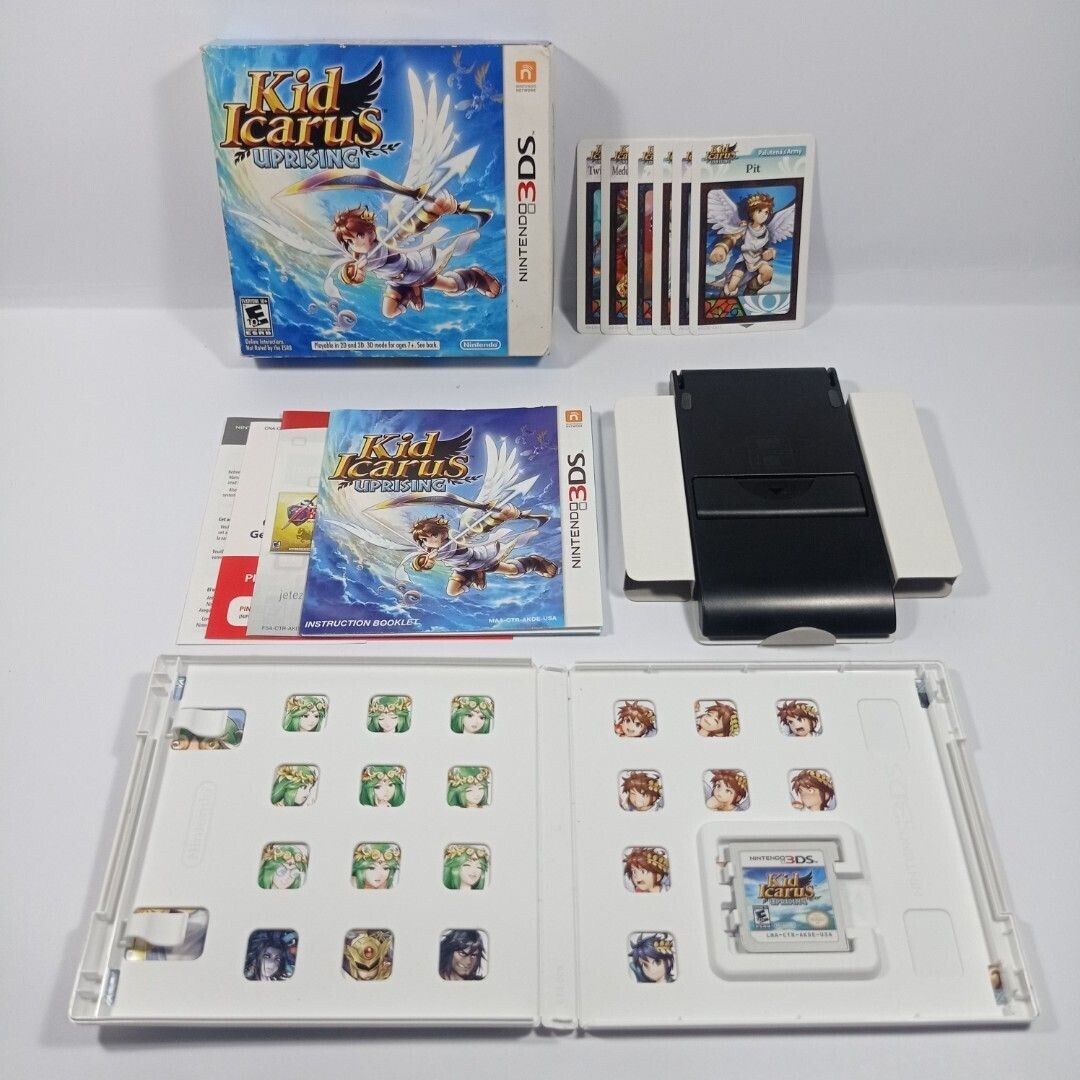  Nintendo 3DS Kid Icarus: Uprising + Nintendo 3DS Stand Bundle