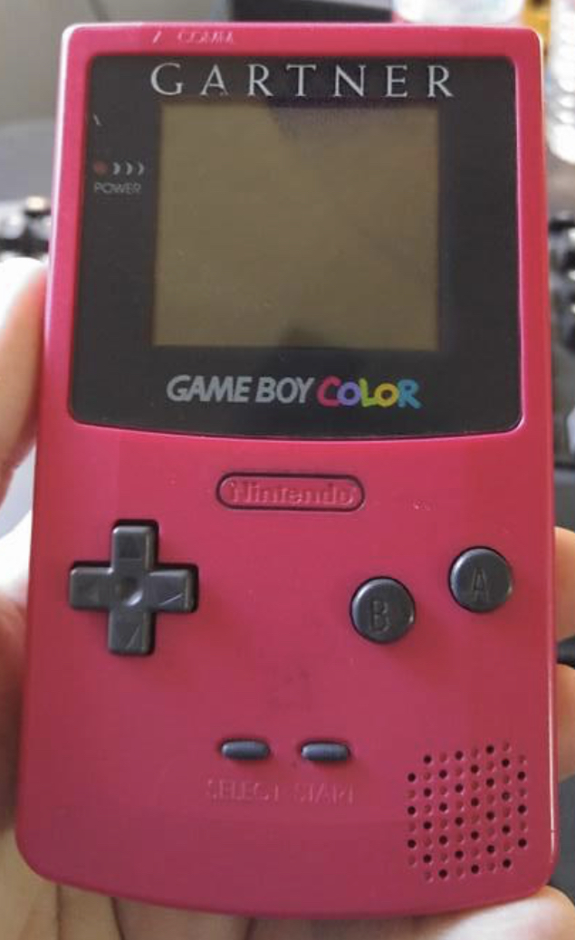 Nintendo Gameboy Berry Gartner Console