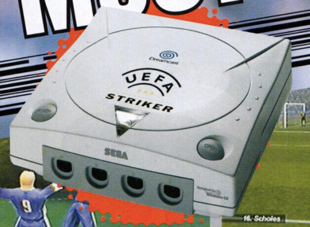  Sega Dreamcast UEFA Striker Console