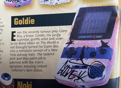 Nintendo Game Boy Color Goldie Console