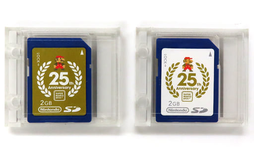  Nintendo Wii 2 GB SD Card Super Mario 25th Anniversary Edition
