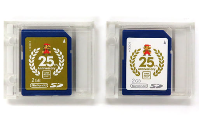 Nintendo Wii 2 GB SD Card Super Mario 25th Anniversary Edition