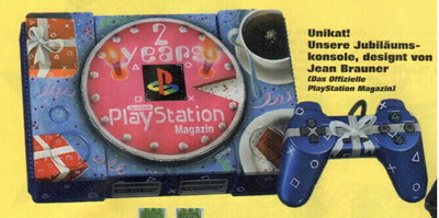 Sony PlayStation Das Offizielle PlayStation Magazin 2nd Anniversary Console