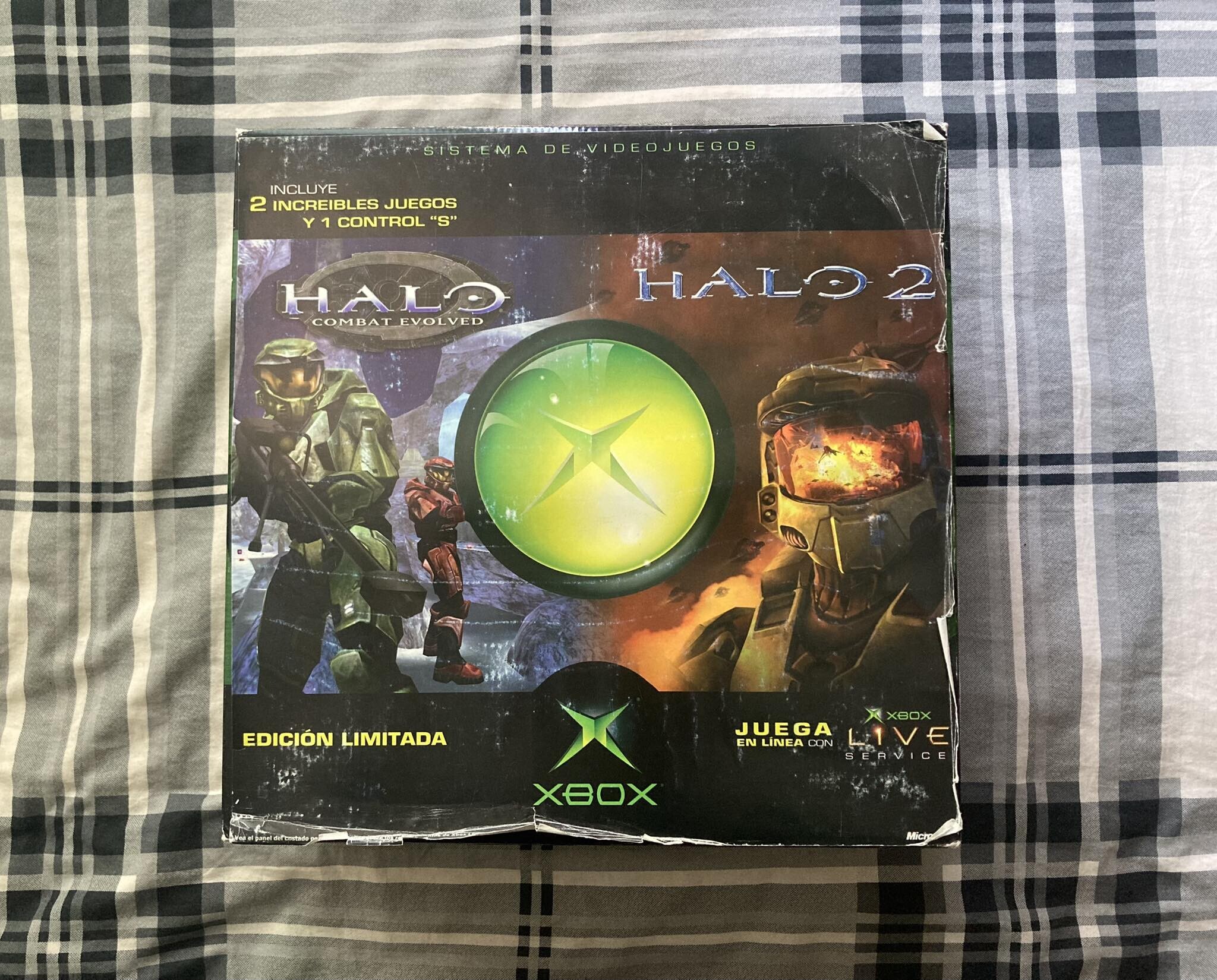 Microsoft Xbox Halo Combat Evolved And Halo 2 Bundle [MX]