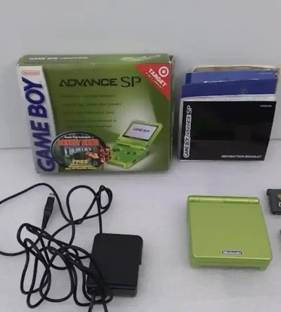 Nintendo Game Boy Advance SP Lime Green Console