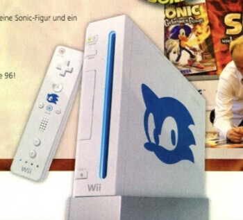  Nintendo Wii Sonic Team Console