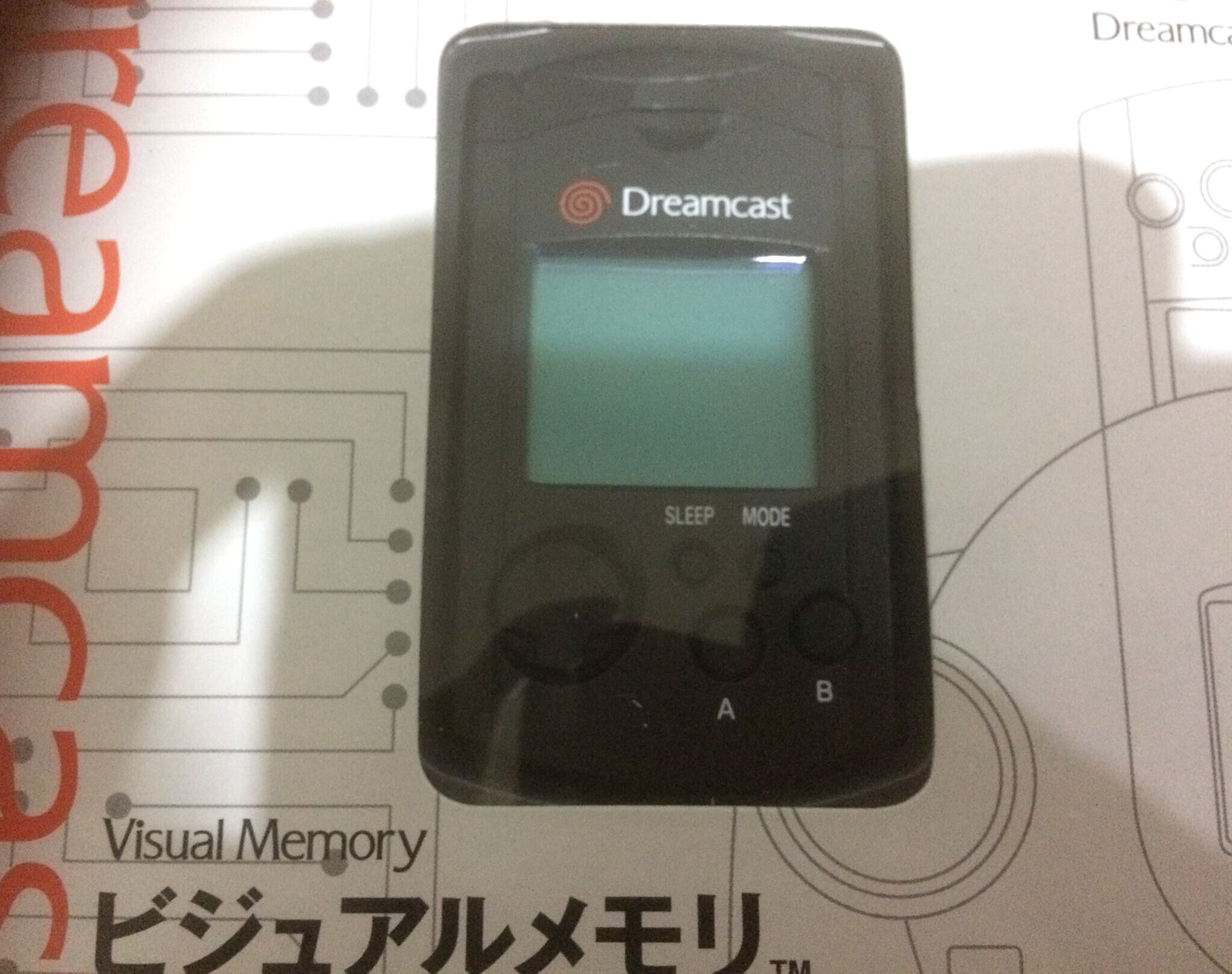  Sega Dreamcast Jet Black VMU 