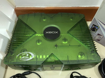 Microsoft Xbox Clear Green Halo 2 Console