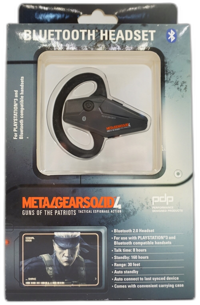 PDP PlayStation 3 Metal Gear Solid 4 Bluetooth Headset