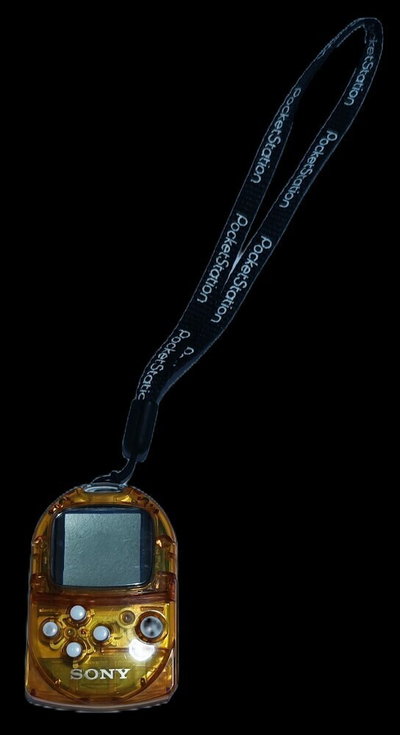 Sony PlayStation Clear Yellow/Gold PocketStation