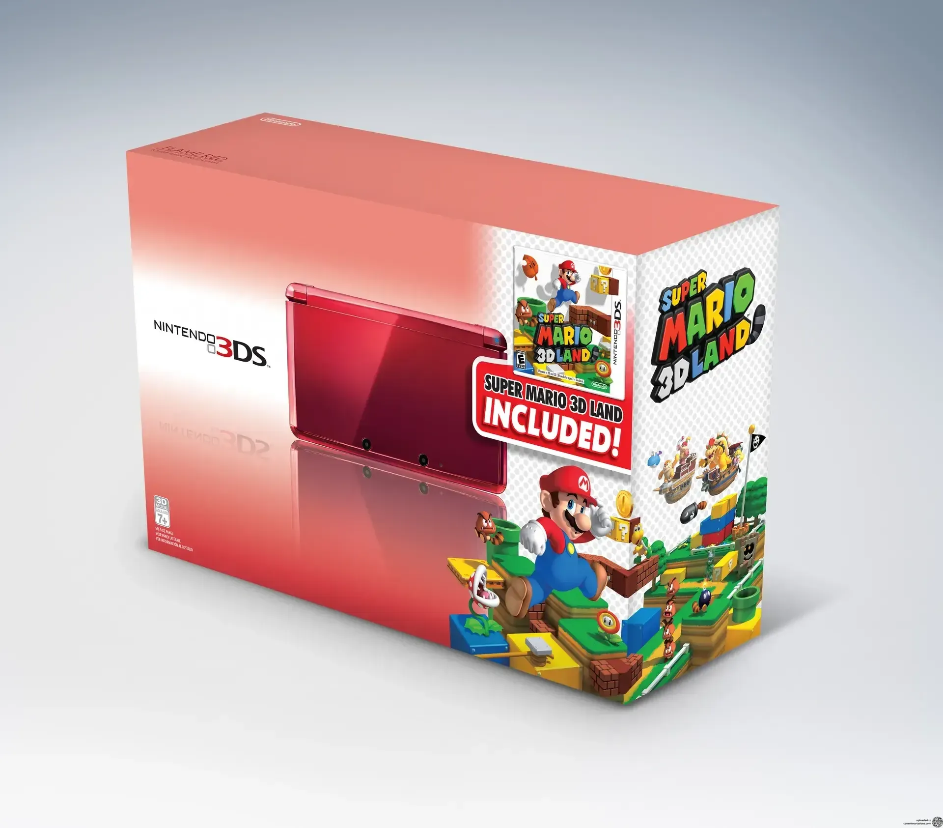 Consolevariations - Nintendo 3DS Super Mario 3D Land Metallic Red