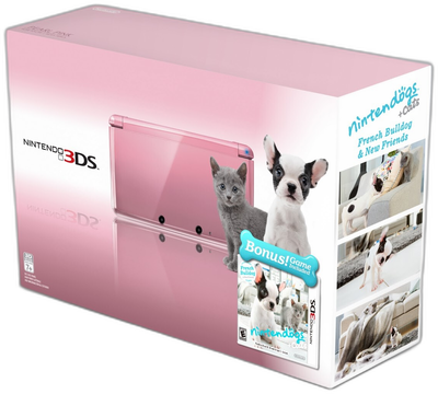Nintendo 3DS Nintendogs + Cats French Bulldog & New Friends Bundle