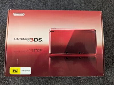 Nintendo 3DS Flame Red Console [AUS]