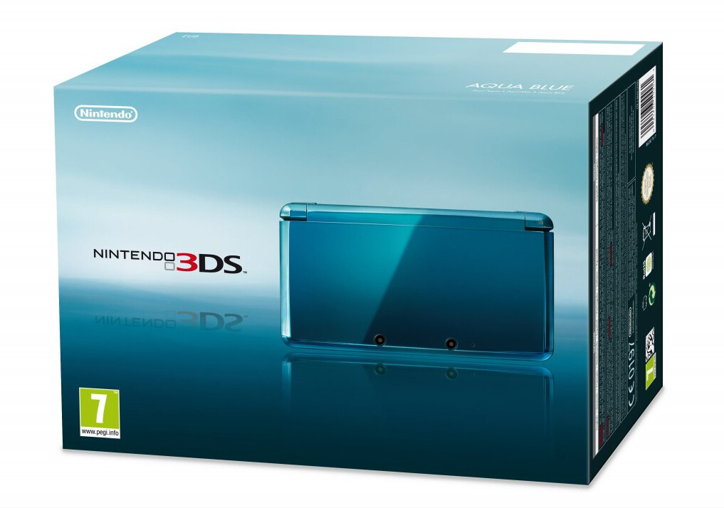 Nintendo 3DS Aqua Blue Console [EU]