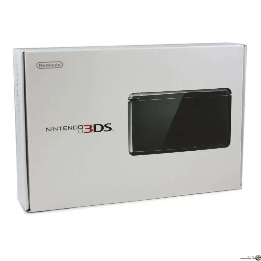 Consolevariations - Nintendo 3DS Clear Black Console