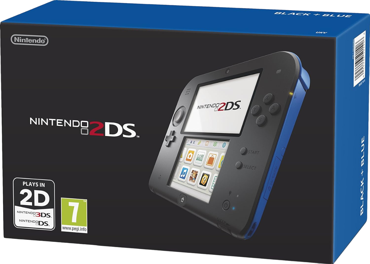 Nintendo 2DS Black/Blue Console [NA] - Consolevariations