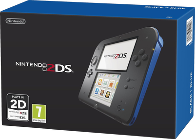 Nintendo 2DS Black/Blue Console [EU]
