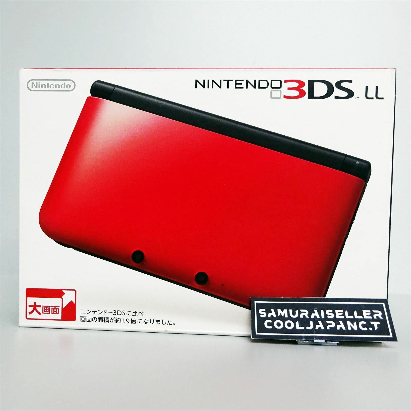  Nintendo 3DS LL Red/Black Console [JP]