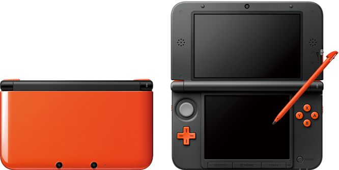  Nintendo 3DS LL Orange Console