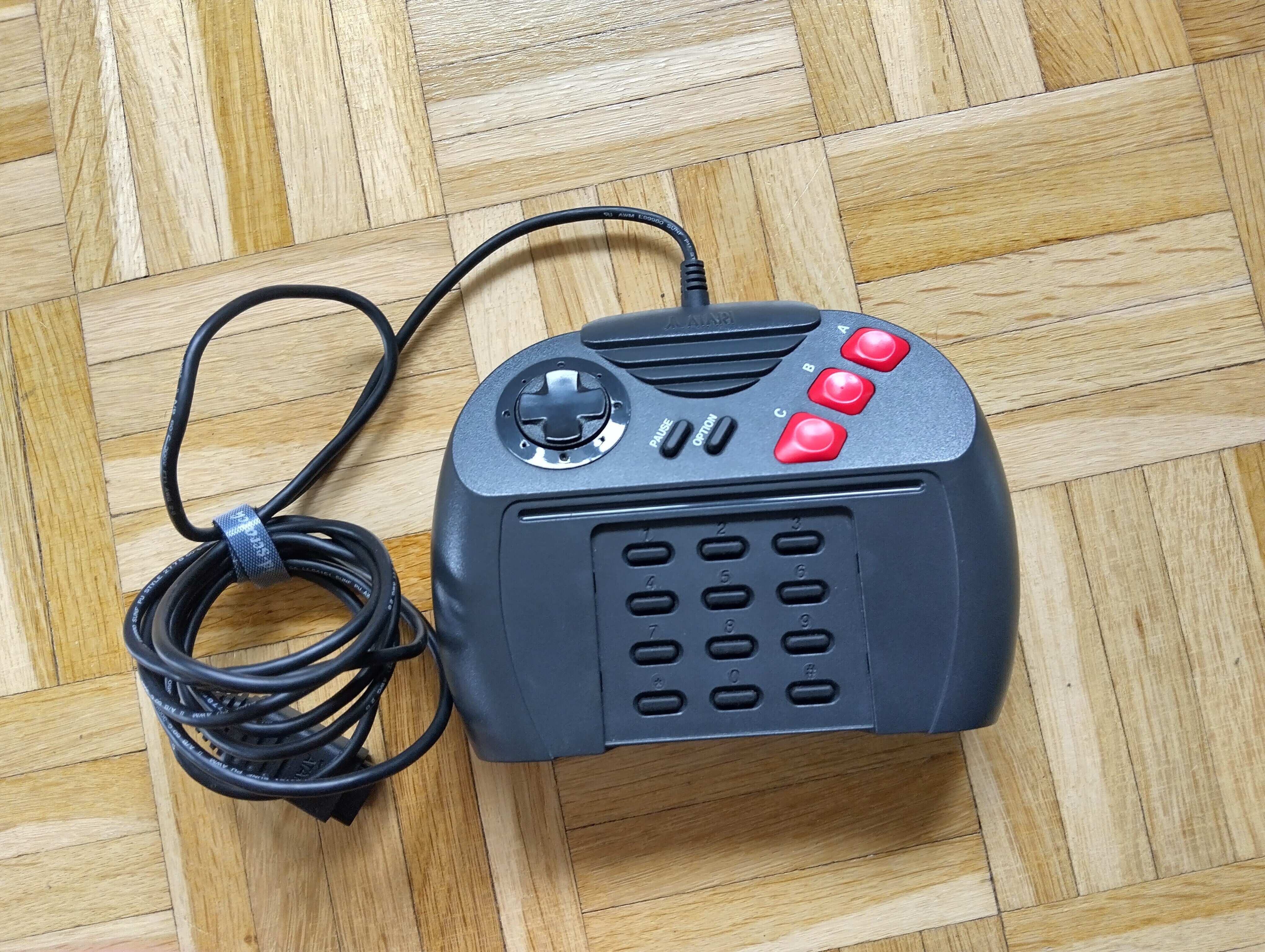  Atari Jaguar Black Button Controller 