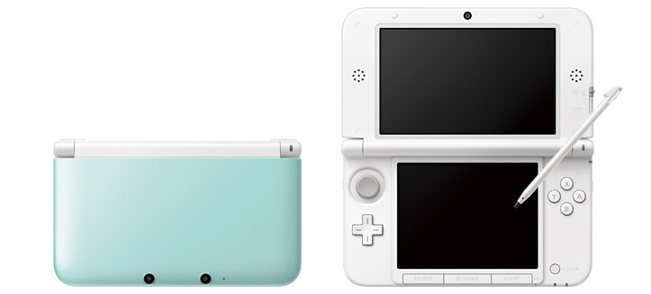  Nintendo 3DS LL Minty Blue Console