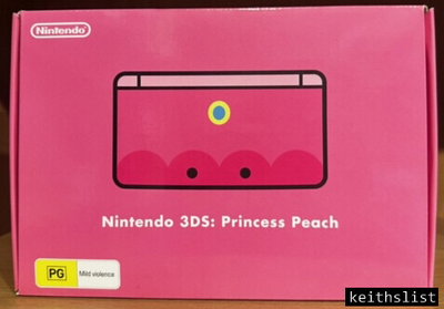 Nintendo 3DS Club Nintendo Peach Console [AUS]