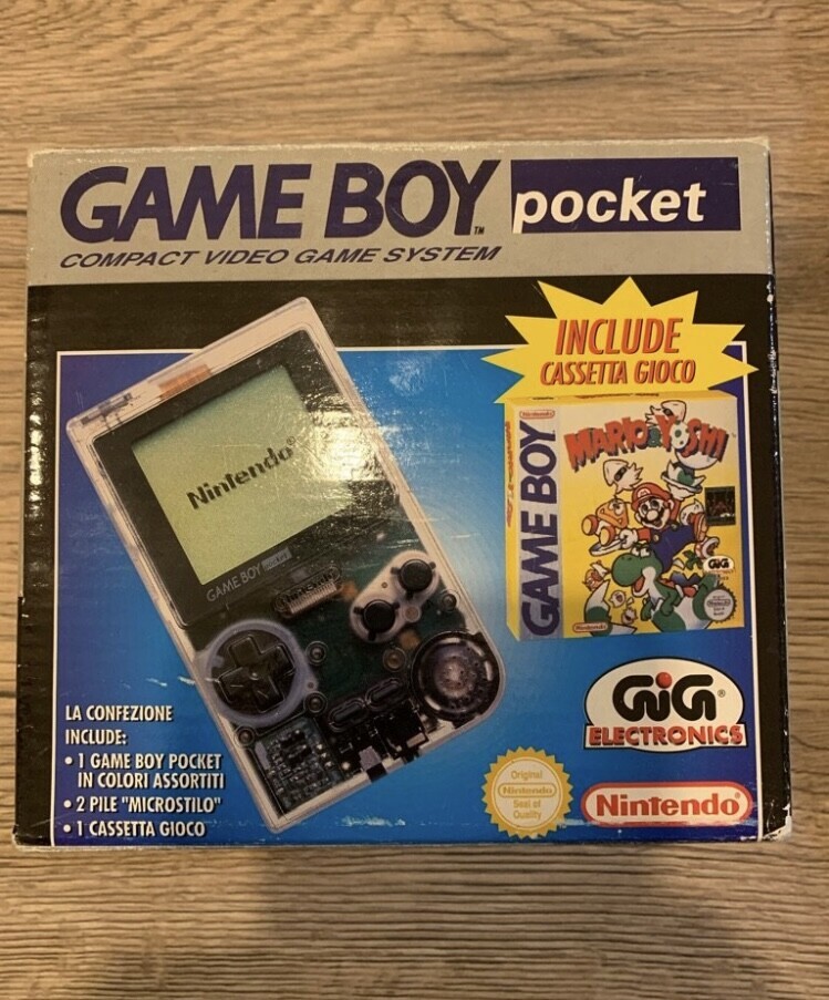  Nintendo Game Boy Pocket Mario &amp; Yoshi Bundle [IT]