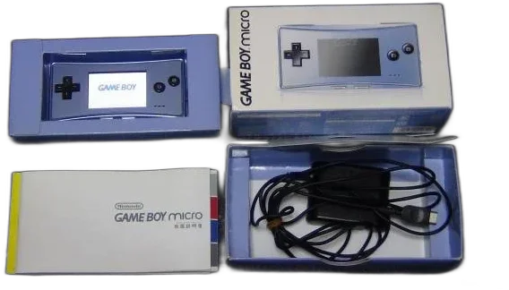  Nintendo Game Boy Micro Pearl Blue Console [US]