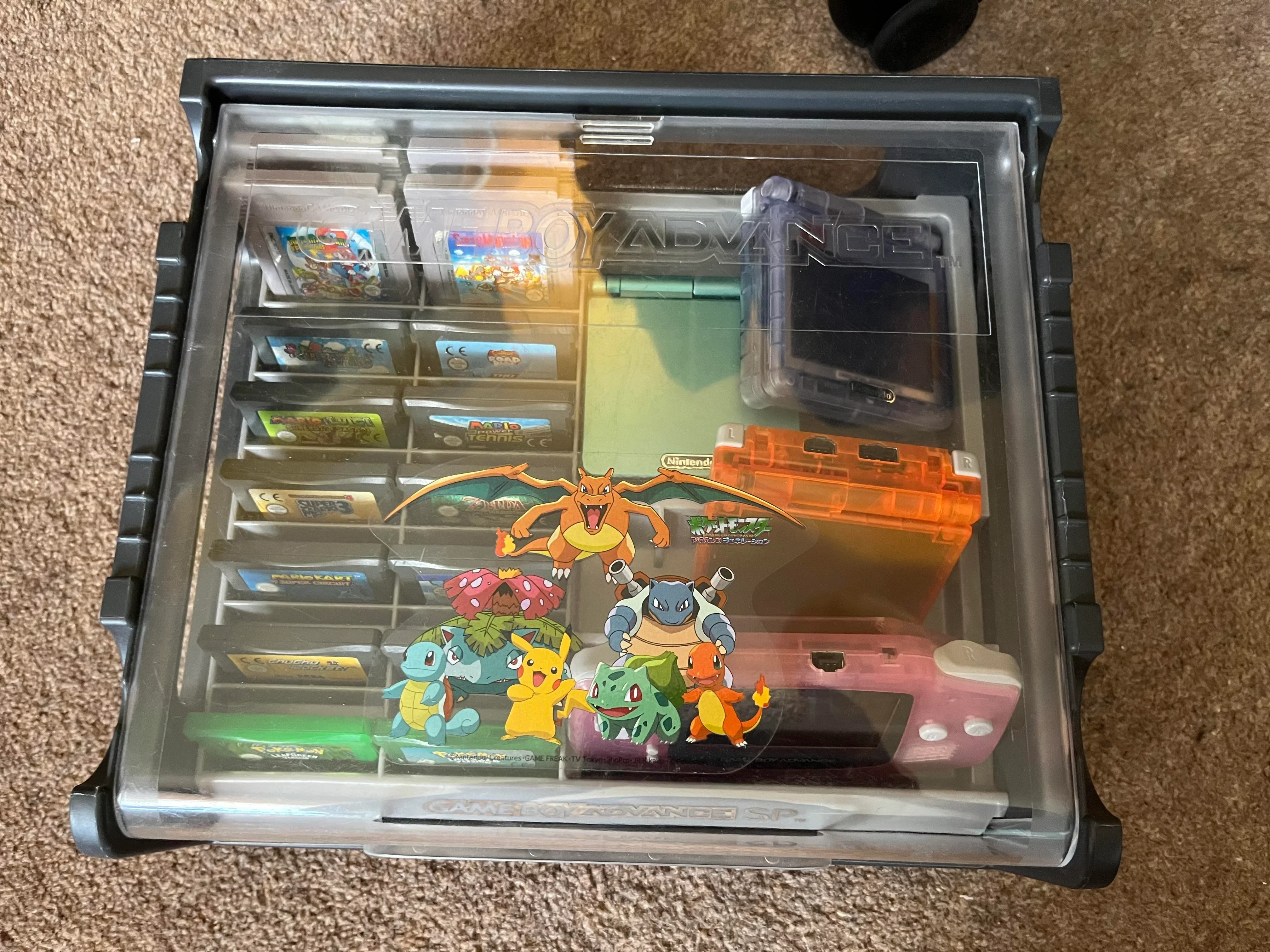  Nintendo Game Boy Advance SP Pokemon Storage Rack [JP]