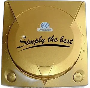  Sega Dreamcast Simply the Best Gold Console