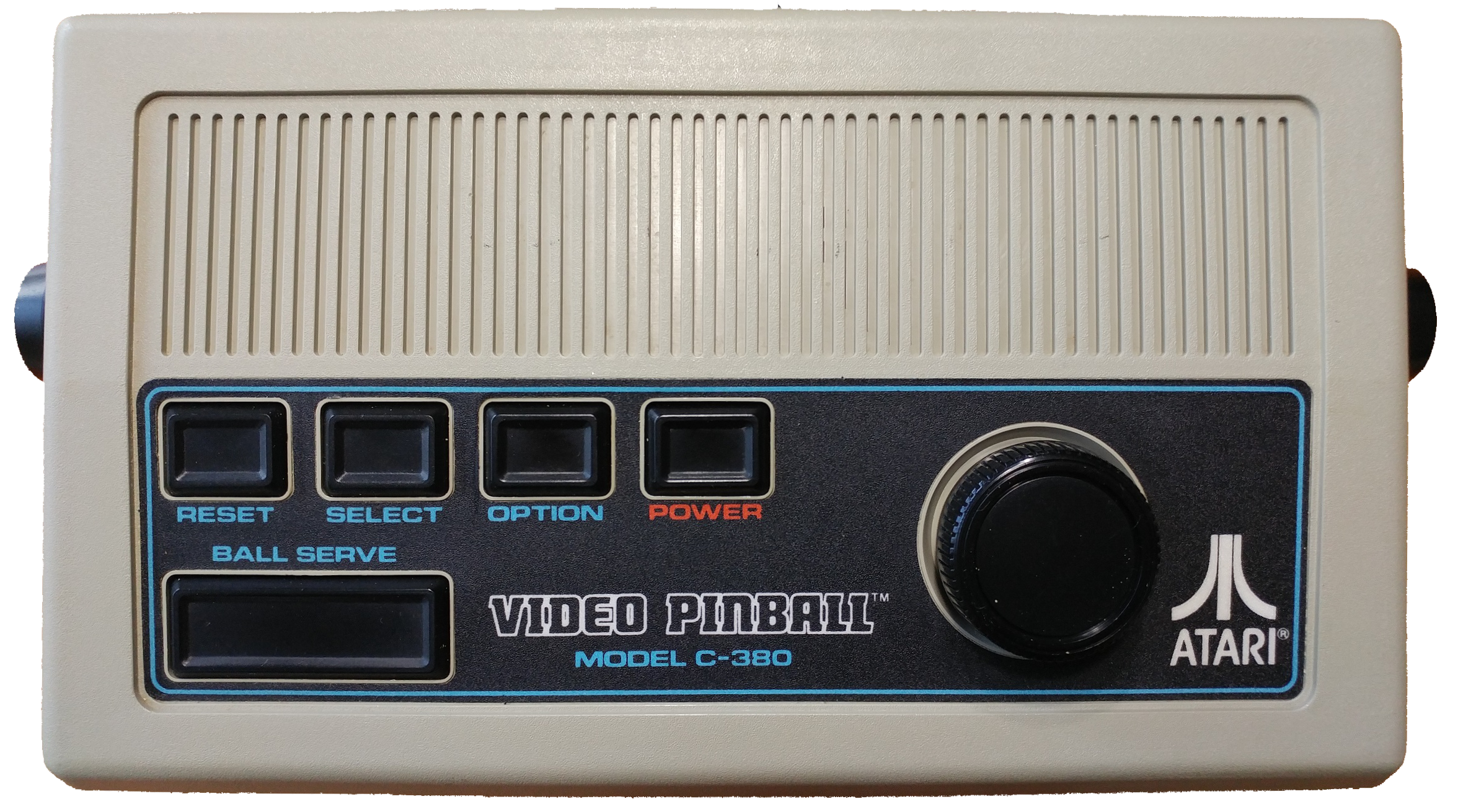 Atari C-380 Video Pinball Cream Console
