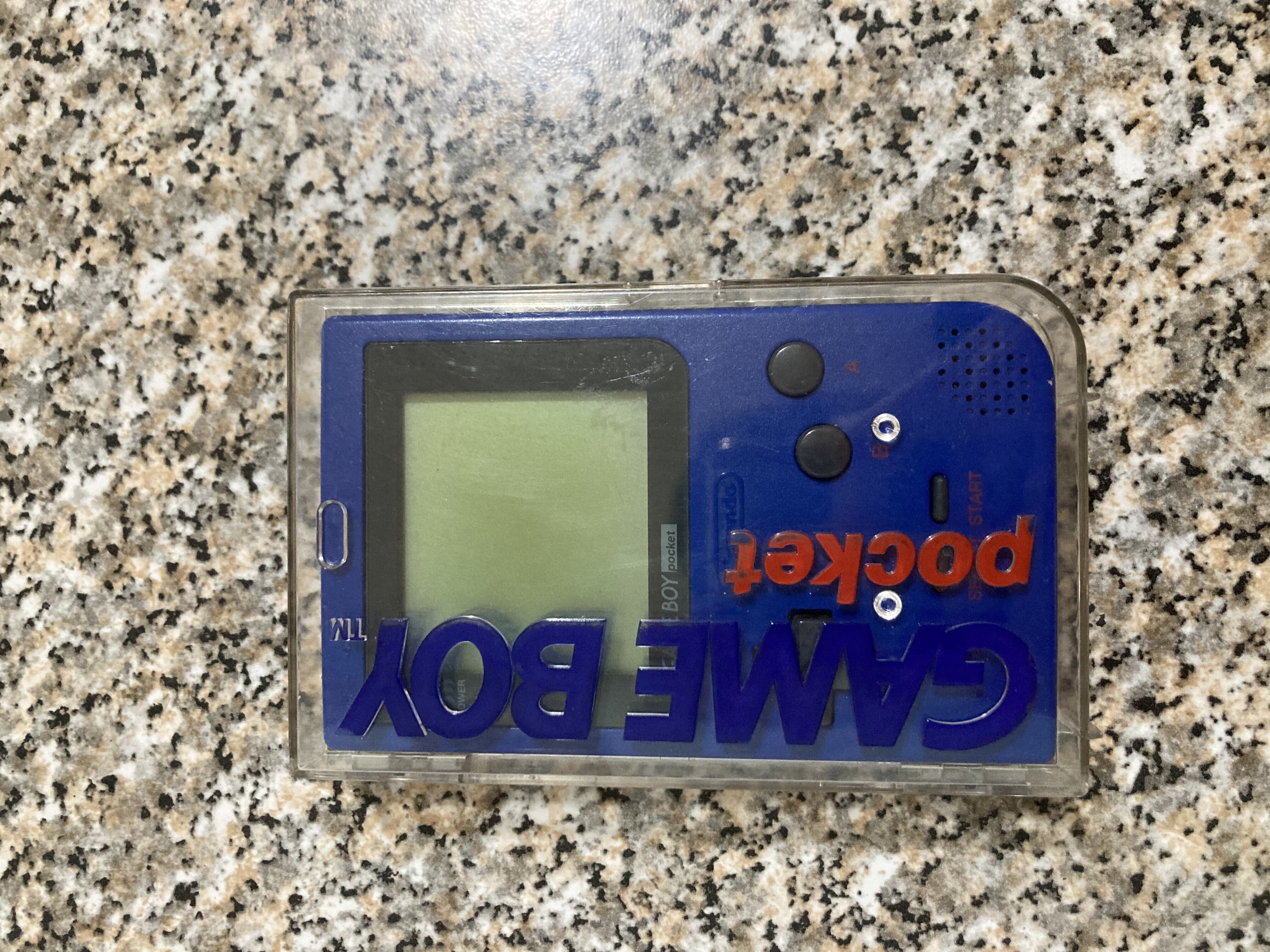  Nintendo Game Boy Pocket Nintendo Game Boy Pocket Blue Clear case [GER]