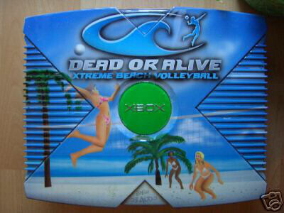  Microsoft Xbox Dead or Alive Xtreme Beach Volleyball Airbrushed Console
