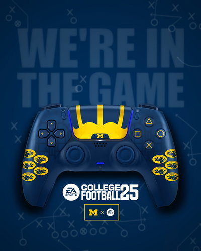 Sony PlayStation 5 DualSense Michigan Football Controller [US]