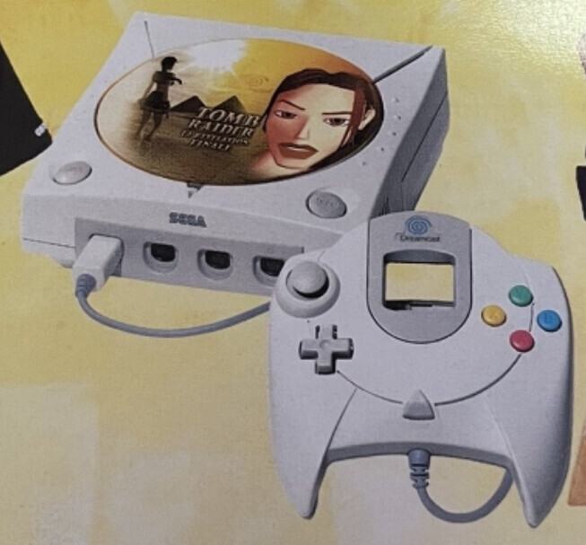  Sega Dreamcast Tomb Raider Console
