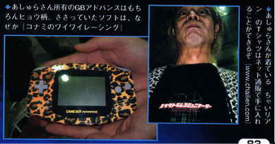 Nintendo Game Boy Advance Ashura Ito's Gameboy Advance Console [JP]