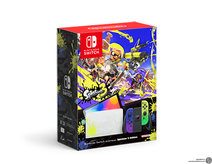 Consolevariations - Nintendo Switch OLED Model Splatoon 3 Console