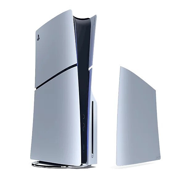 Sony PlayStation 5 Slim Sterling Silver Console Covers [NA]