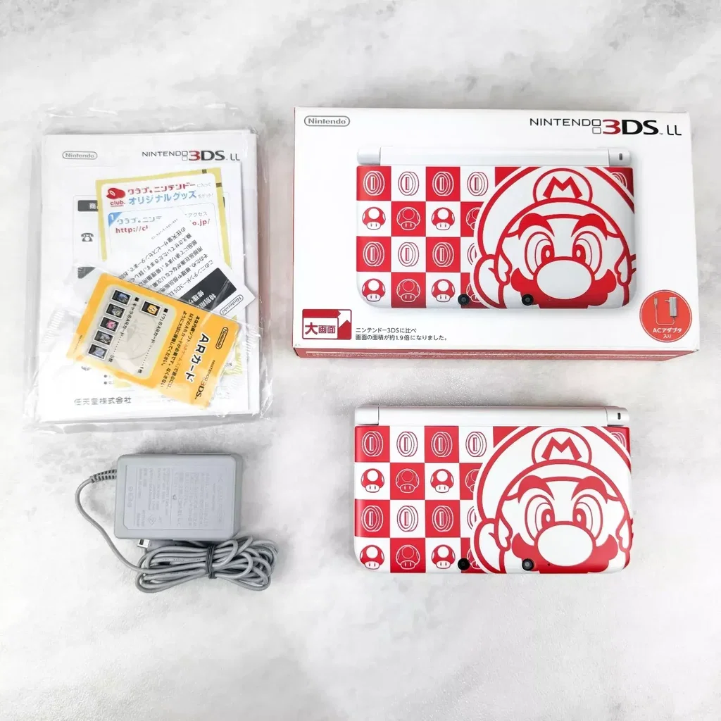 Consolevariations - Nintendo 3DS LL Mario White Console