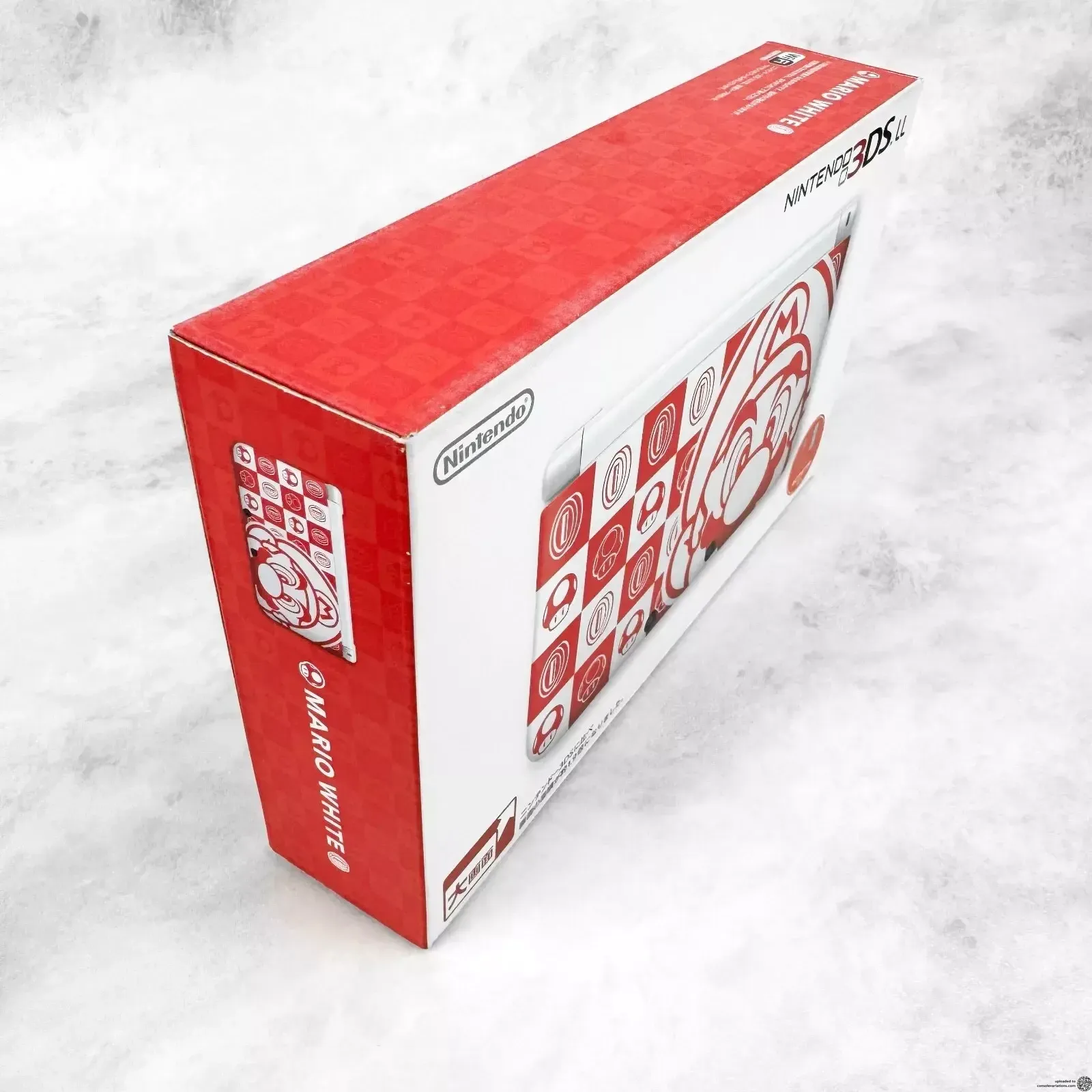 Consolevariations - Nintendo 3DS LL Mario White Console