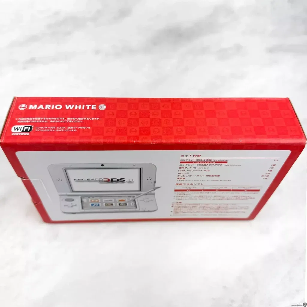 Consolevariations - Nintendo 3DS LL Mario White Console