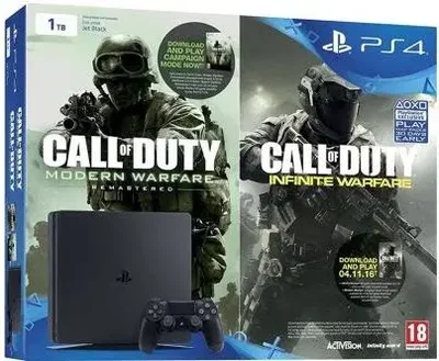 Sony PlayStation 4 Slim Call of Duty Modern Warfare + Infinite Warfare Bundle