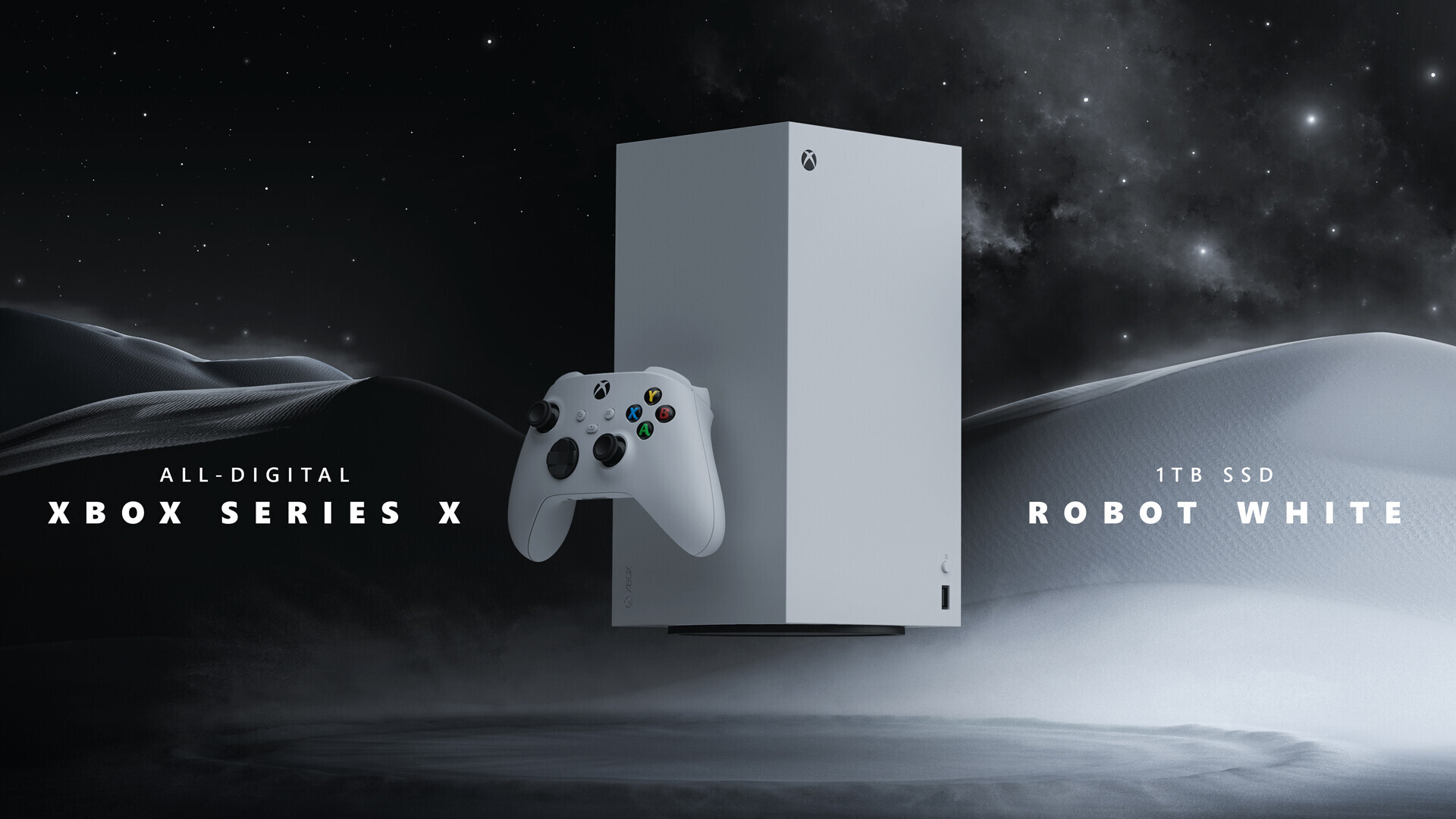  Microsoft Xbox Series X All-Digital Robot White Console [NA]