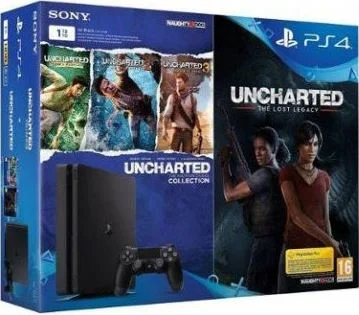  Sony PlayStation 4 Slim Uncharted Collection + Uncharted Legacy Bundle