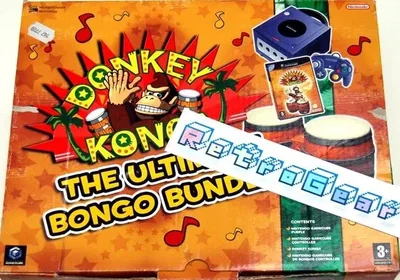 Nintendo GameCube Donkey Konga Indigo Bundle