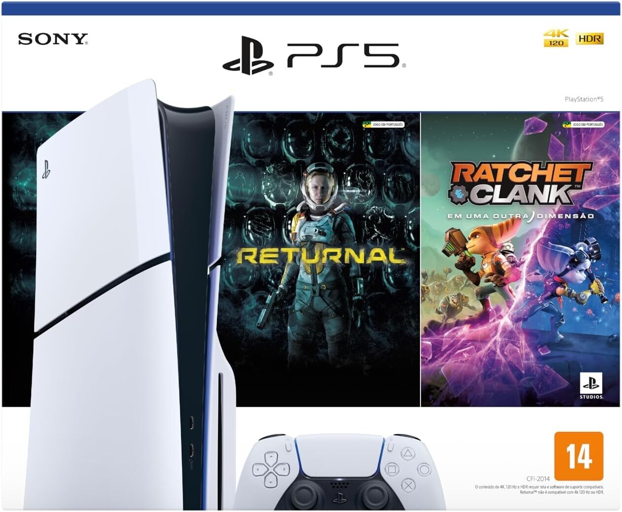  Sony PlayStation 5 Slim Ratchet &amp; Clank and Returnal Bundle [BR]