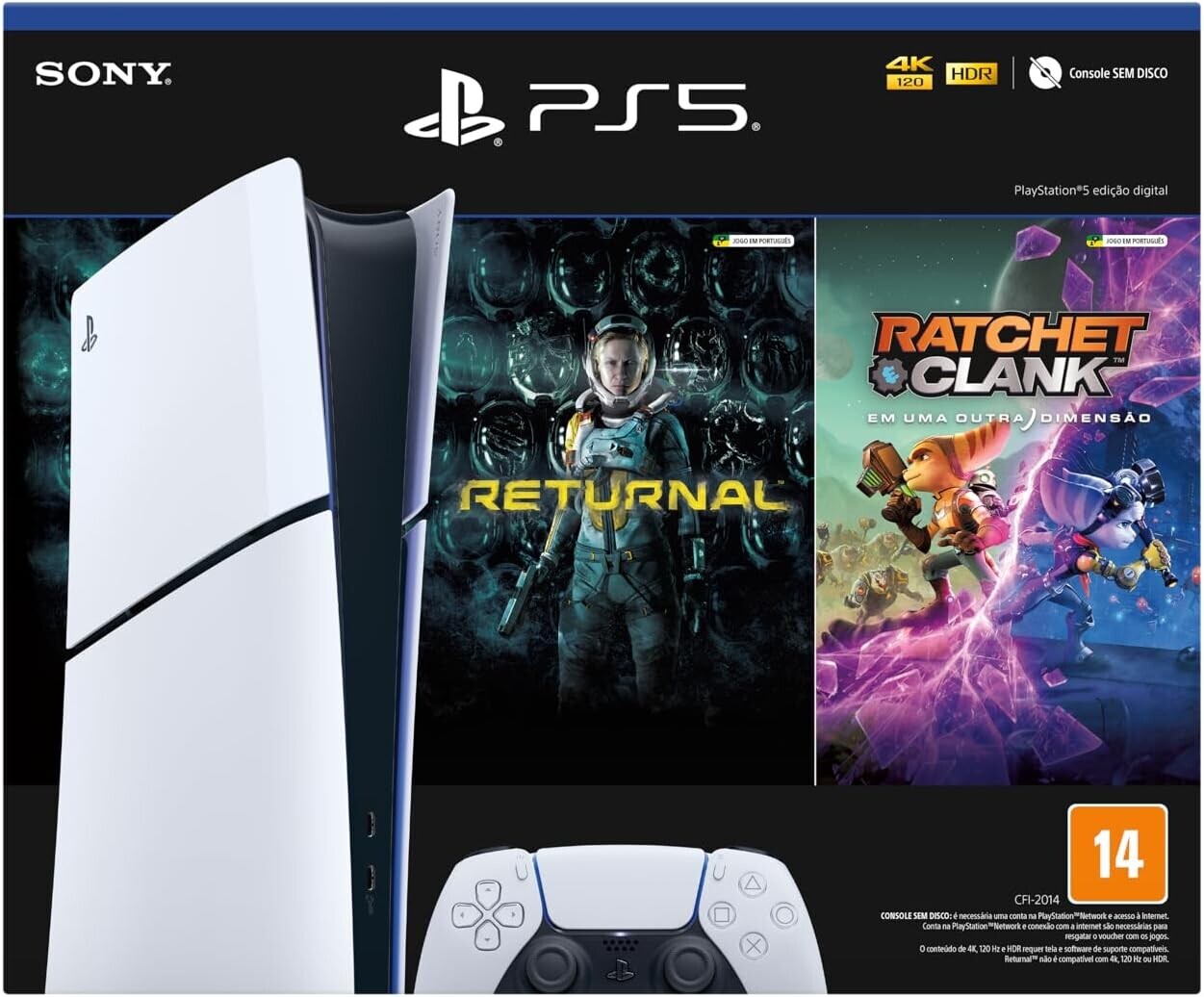  Sony PlayStation 5 Digital Slim Ratchet &amp; Clank and Returnal Bundle [BR]
