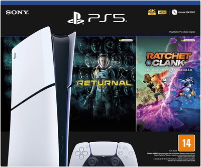 Sony PlayStation 5 Digital Slim Ratchet & Clank and Returnal Bundle [BR]
